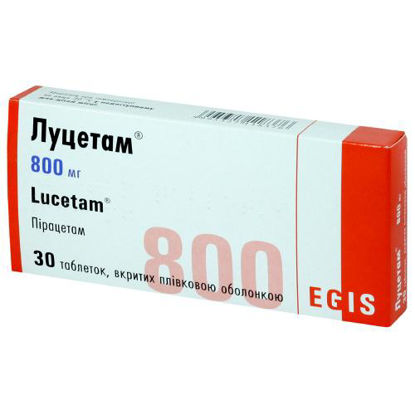 Світлина Луцетам таблетки 800 мг №30